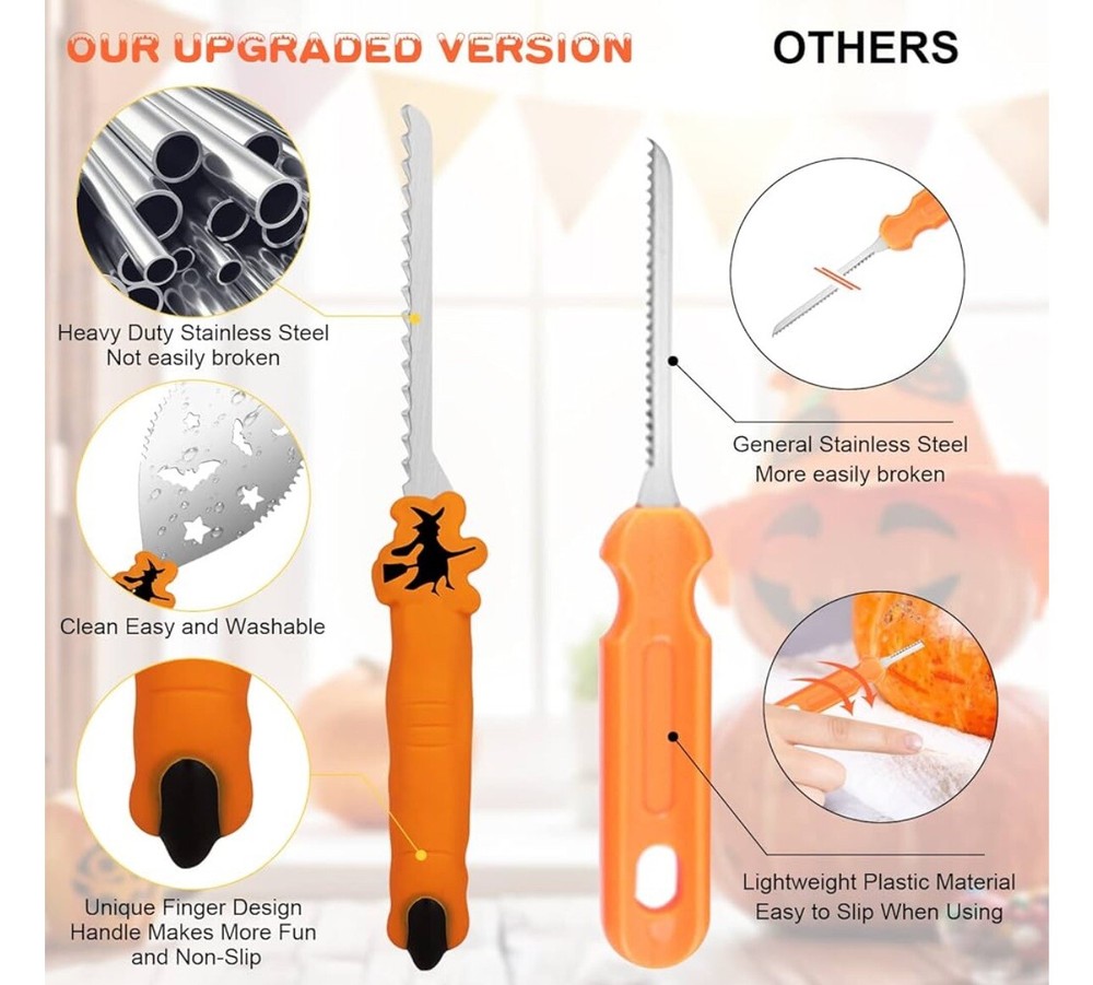 Halloween Pumpkin Carving Tool Kit