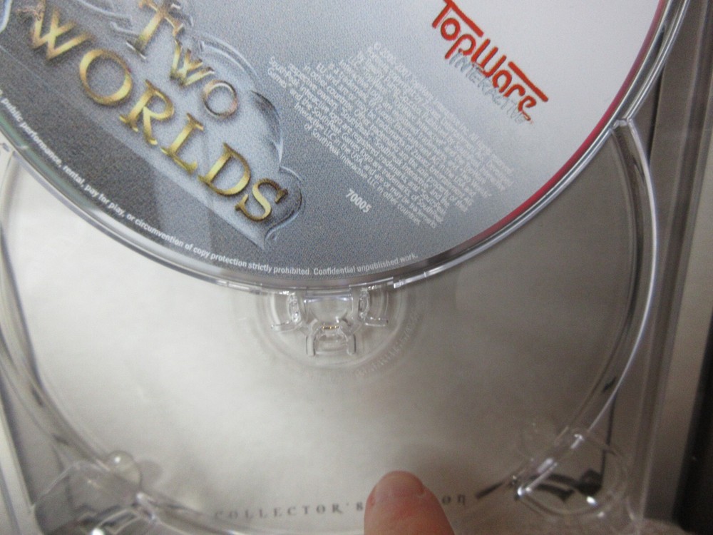 Two Worlds Tabletop RPG 2 Disk Collectors Edition With Book *Game Disk Missing