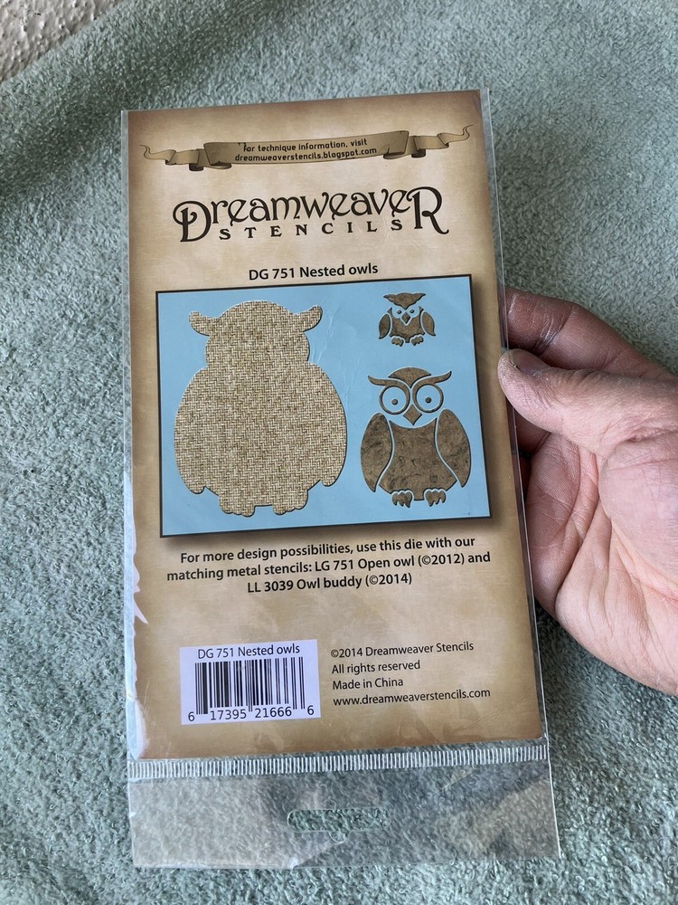 Dreameaver Stencils Cutting D E Owl Buddy