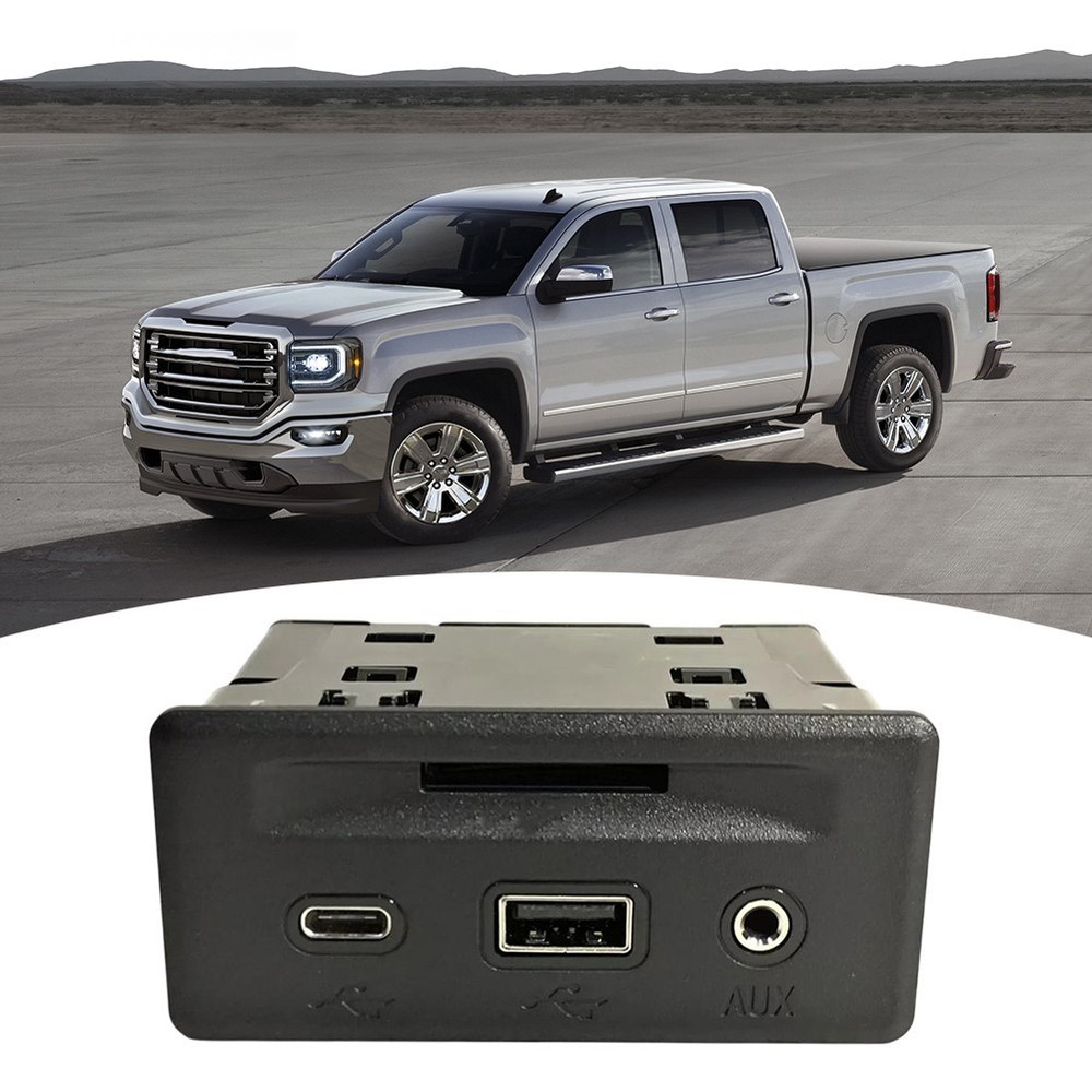 For SILVERADO & For SIERRA Easy Install Center Console USB Accessory Options