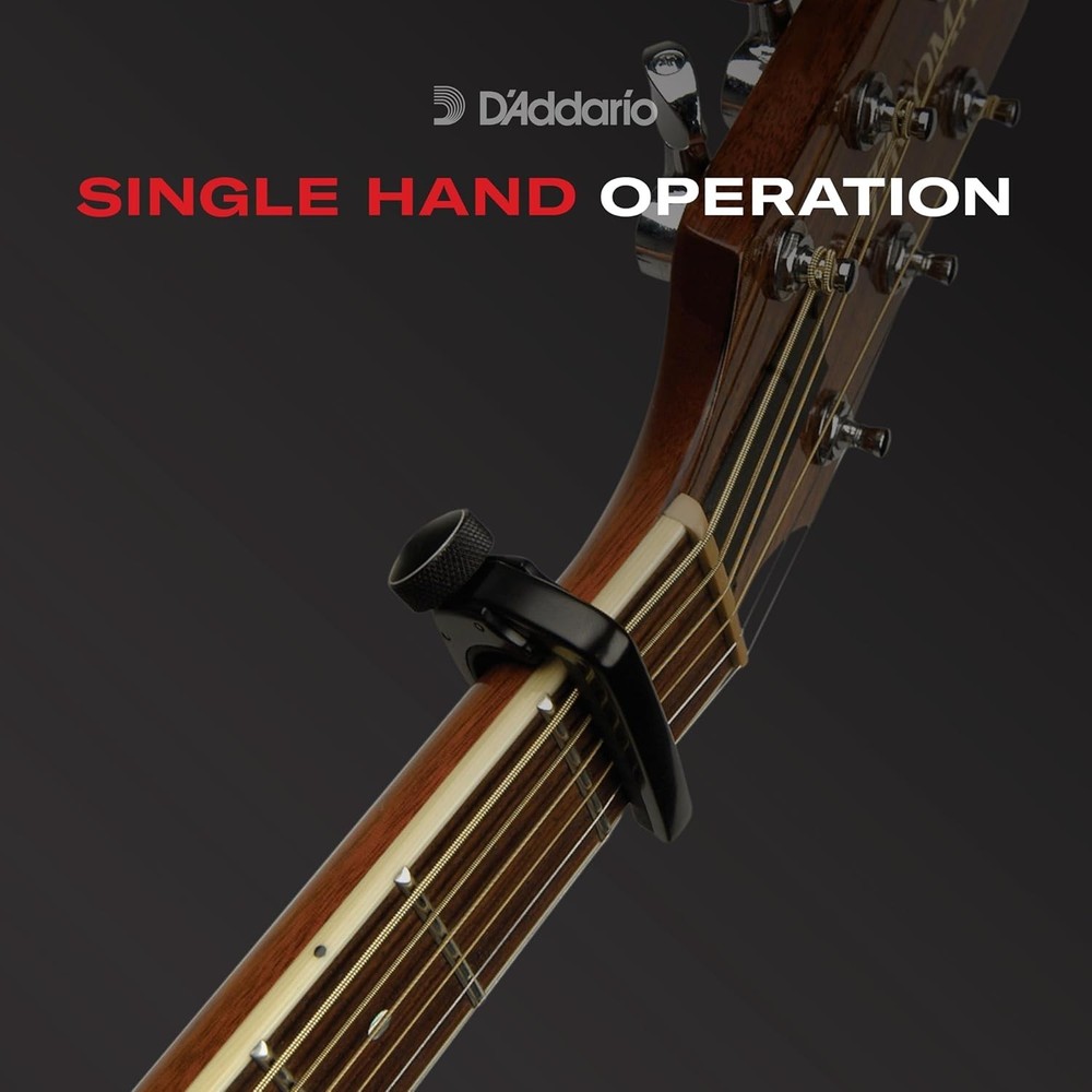 Guitar Capo Adjustable Silver Rubber For Acoustic Electric Classical 12-String