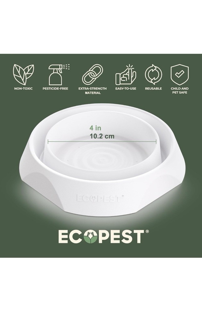 Bed Bug Interceptors – 8 Pack | Bed Bug Blocker (Pro) Interceptor Traps (White)