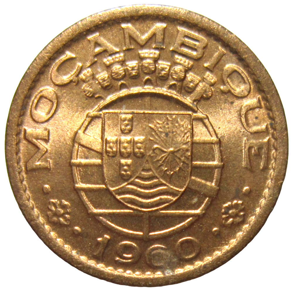 MOZAMBIQUE. 10 CENTAVOS, 1960. UNCIRCULATED.