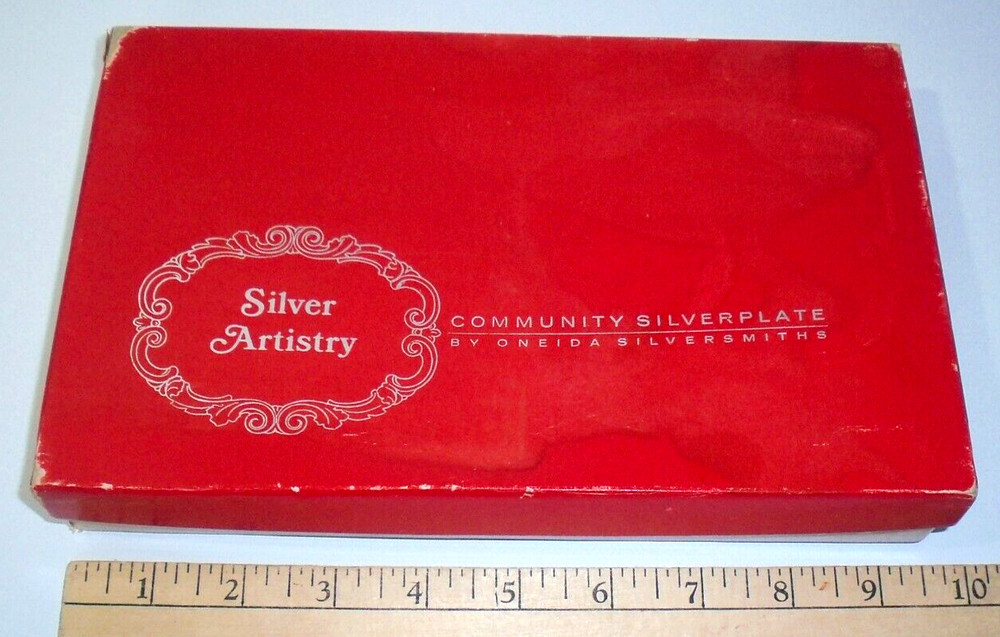 Silver Artistry Community Silverplate Oneida Silversmiths Serving Dish w/ Spoon