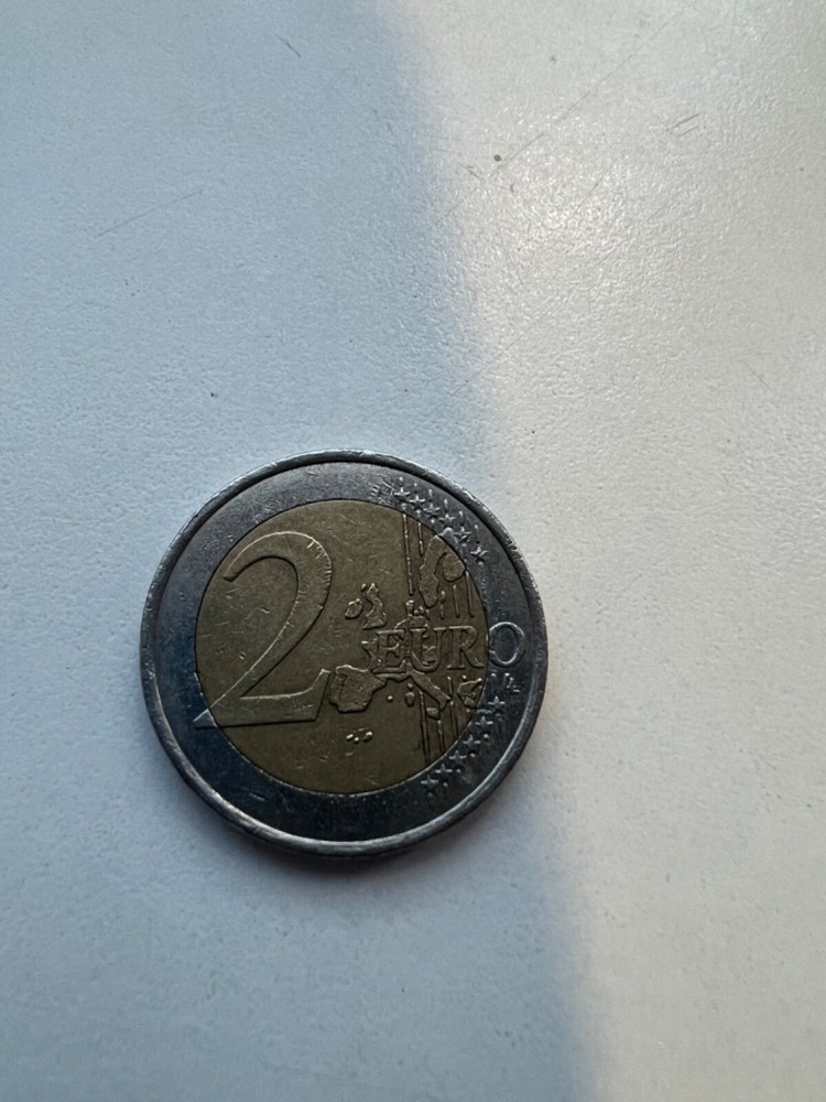 Rare Error French 2 Euro Coin - 2001 Multiple Errors