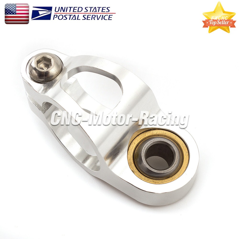 CNC Adjustable Steering Damper Stabilizer Linear Universal 255mm Aluminum Black