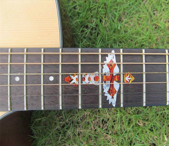 Guitar Inlay Stickers Cross & Wing Pattern Decals