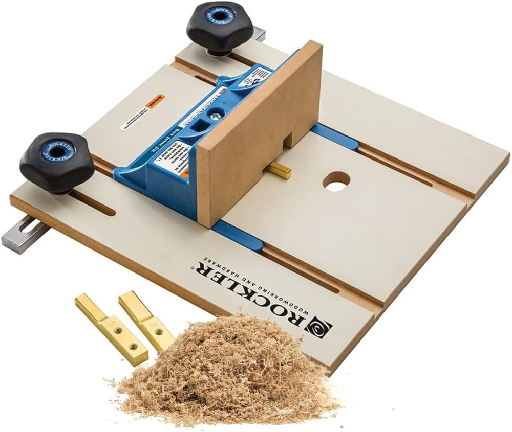 Router Table Box Joint Jig - Finger Joint Indexing Keys W/Three Finger Widths ¼”