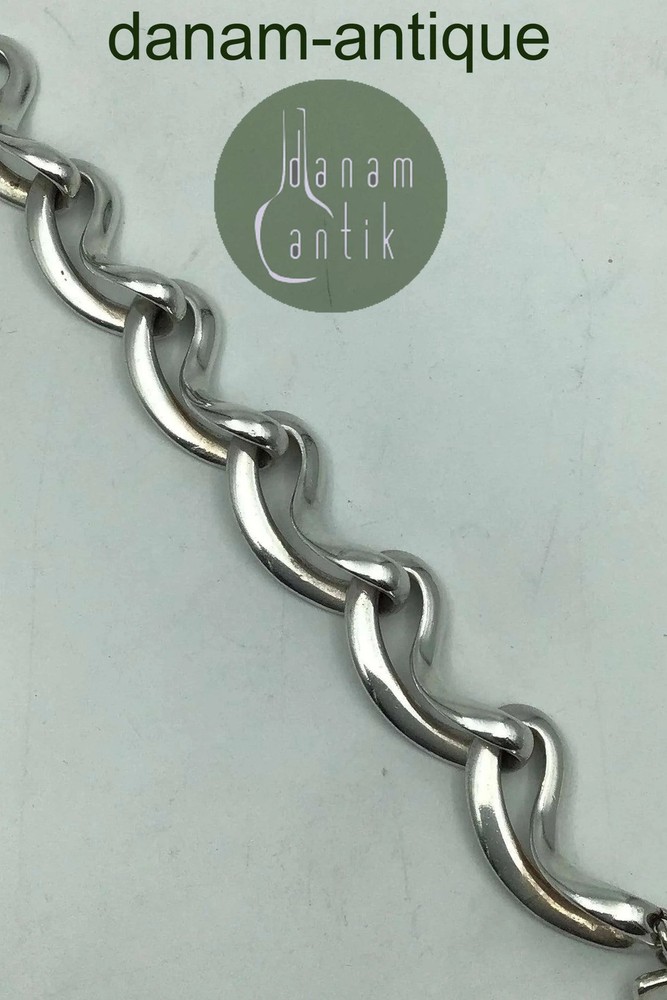 Georg Jensen Sterling Silver Bangle No 452 Infinity
