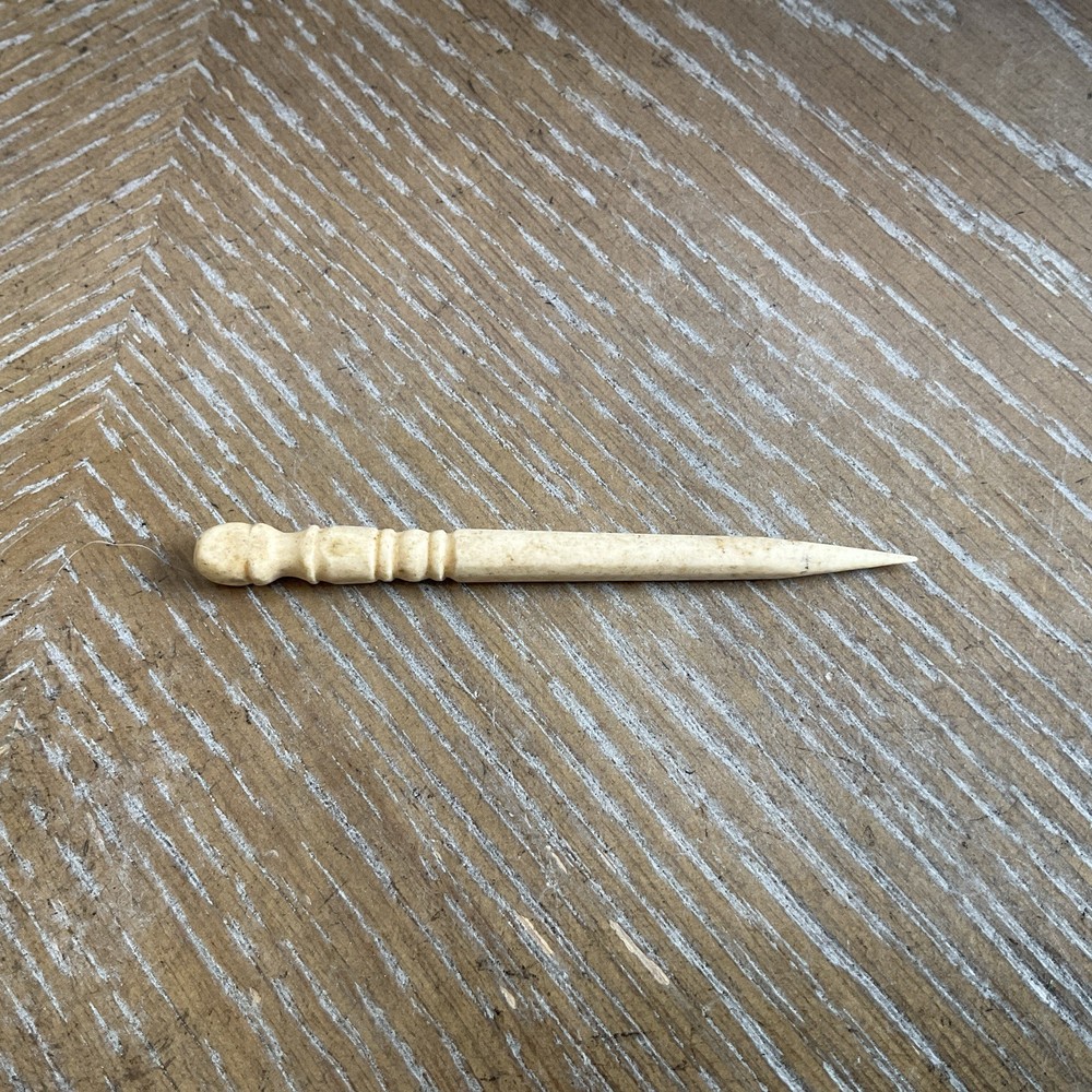 Vintage Bone Knitting Needle