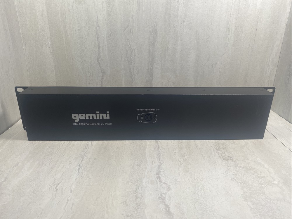 Gemini CDX-2250 Dual Rack Mount Professional CD Player