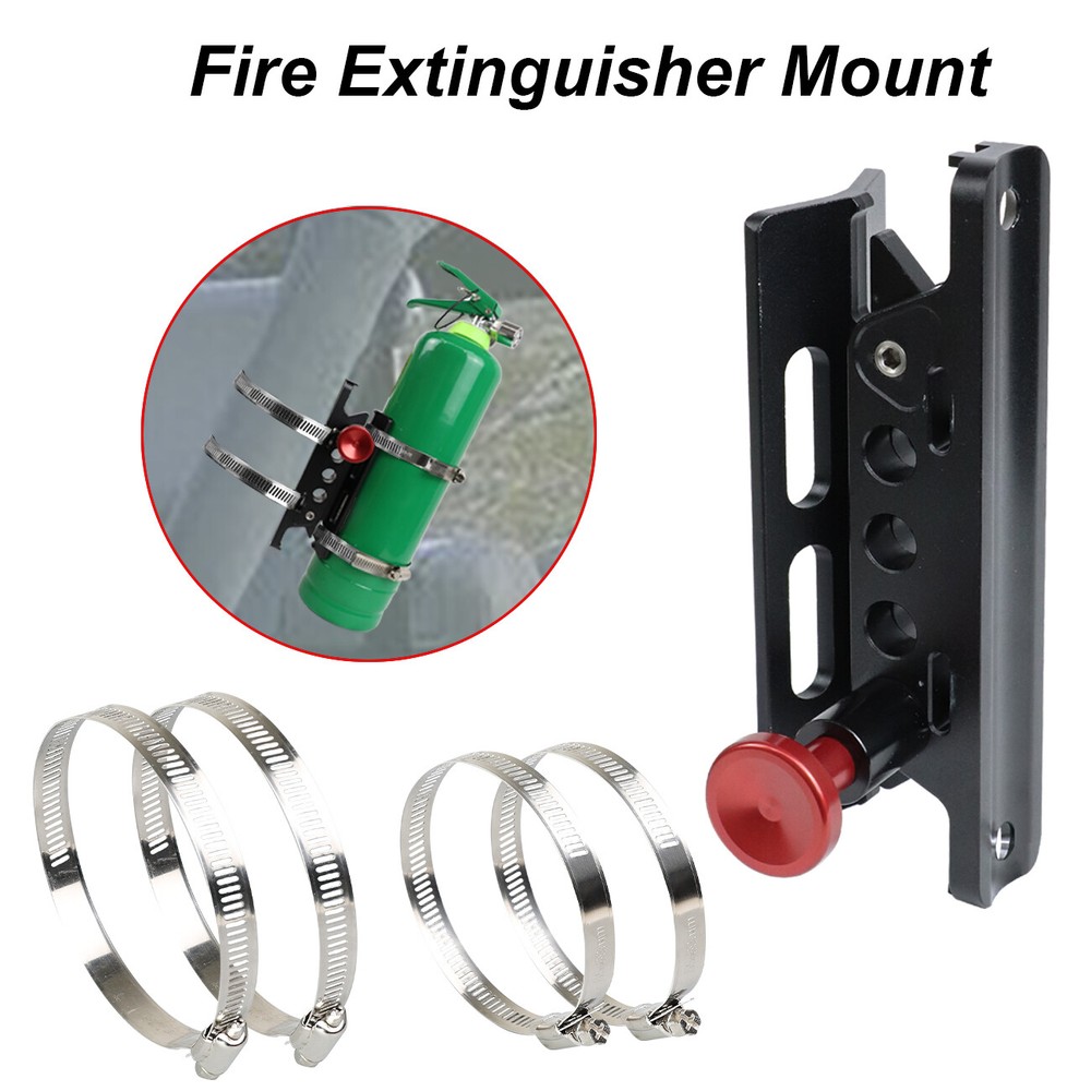 Adjustable Black Car Fire Extinguisher Mounting Bracket Holder For UTV Jeep