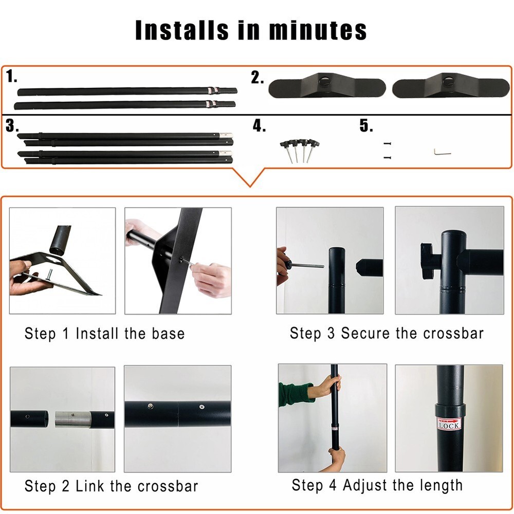 8x10ft Adjustable Step and Repeat Backdrop Stand for Trade Show