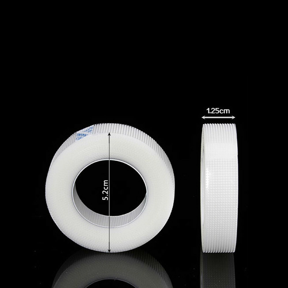 4 Rolls Eyelash Extension Patch PE Tape Clear Technician False Lash Makeup Tool