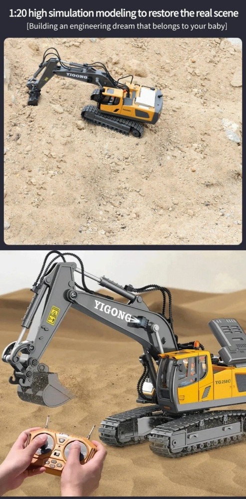 Remote Control Earth Moving Excavator