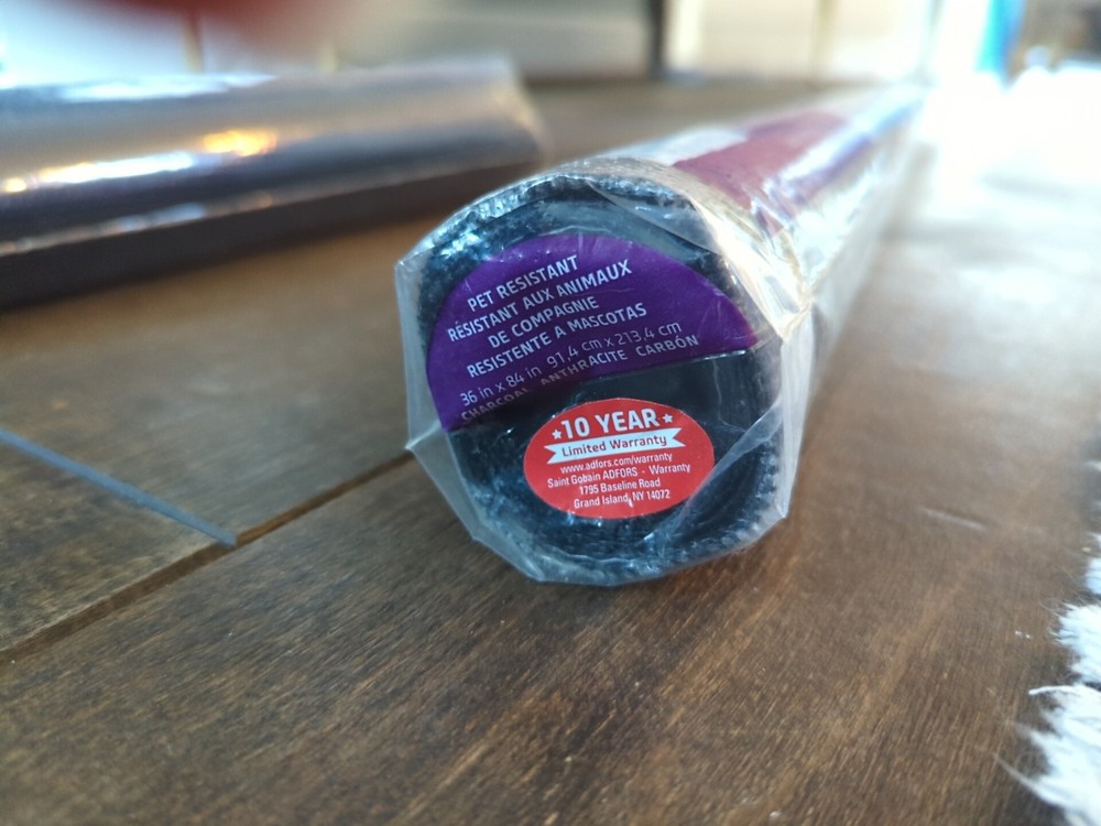 36 x 84" Charcoal Pet Resistant Screen Roll, Windows or Doors ADFORS, 2 Pack