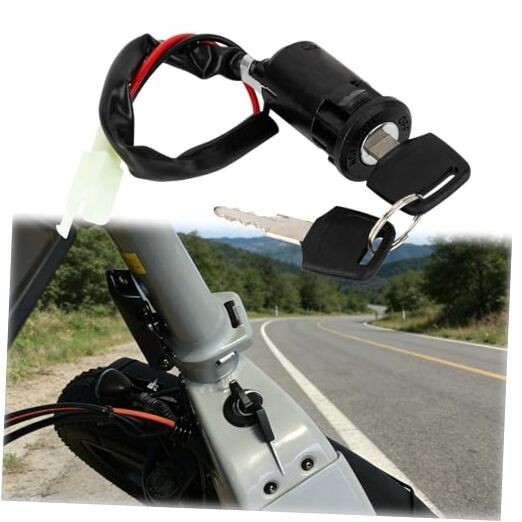 Ignition Switch with Key -  Lock 2 Wire Key Switch Compatible with Electric