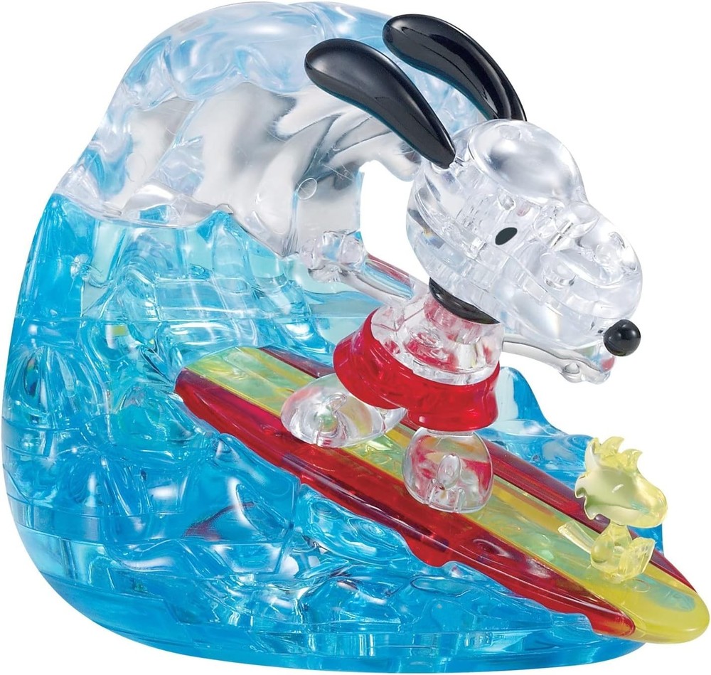 Peanuts Snoopy Surf 3D Crystal Puzzle, Based on Characters from the Beloved ...