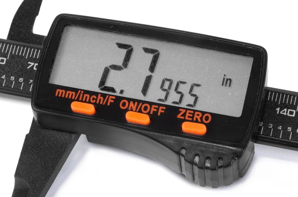 Electronic 6.1-Inch Digital Caliper with LCD Readout and Storage Case