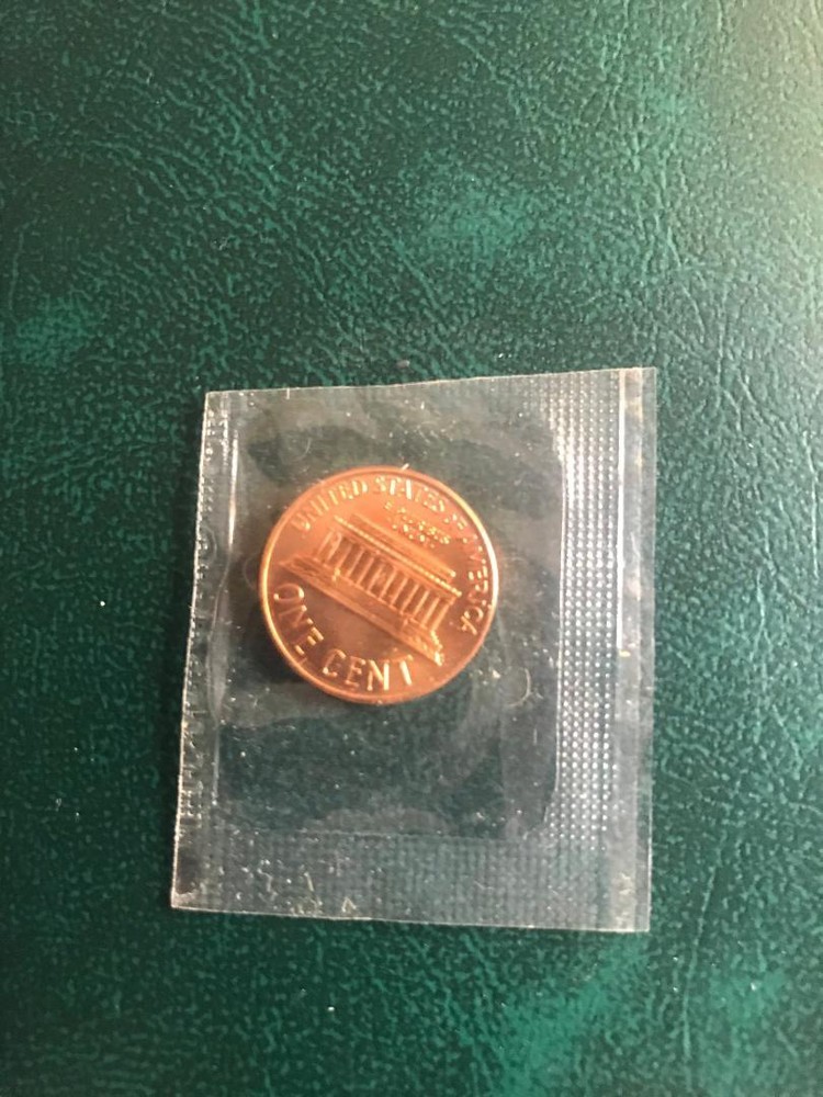 1965 SMS LINCOLN CENT STILL IN MINT CELLO