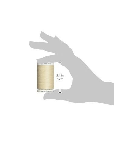 3-Pack 547 Yards Sew-All Thread Eggshell Color for All Purpose Sewing
