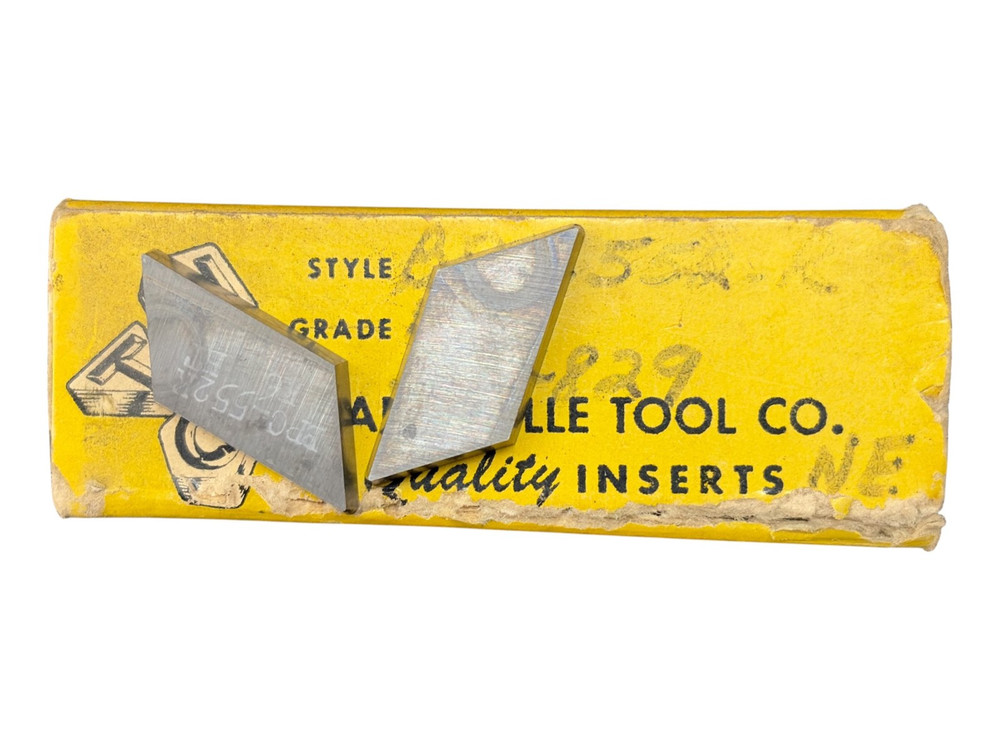 (10 Pcs) Harrisville Tooling BPC 522R GRADE: K6 Carbide Inserts