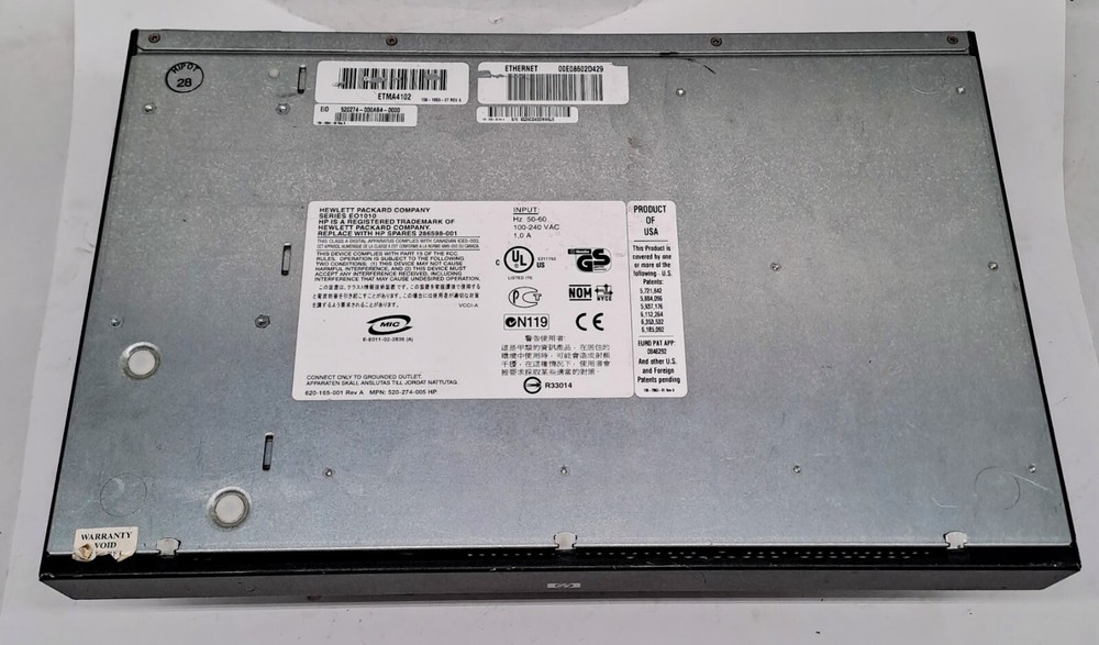 HP EO1010 16 Port IP KVM ETHERNET Switch