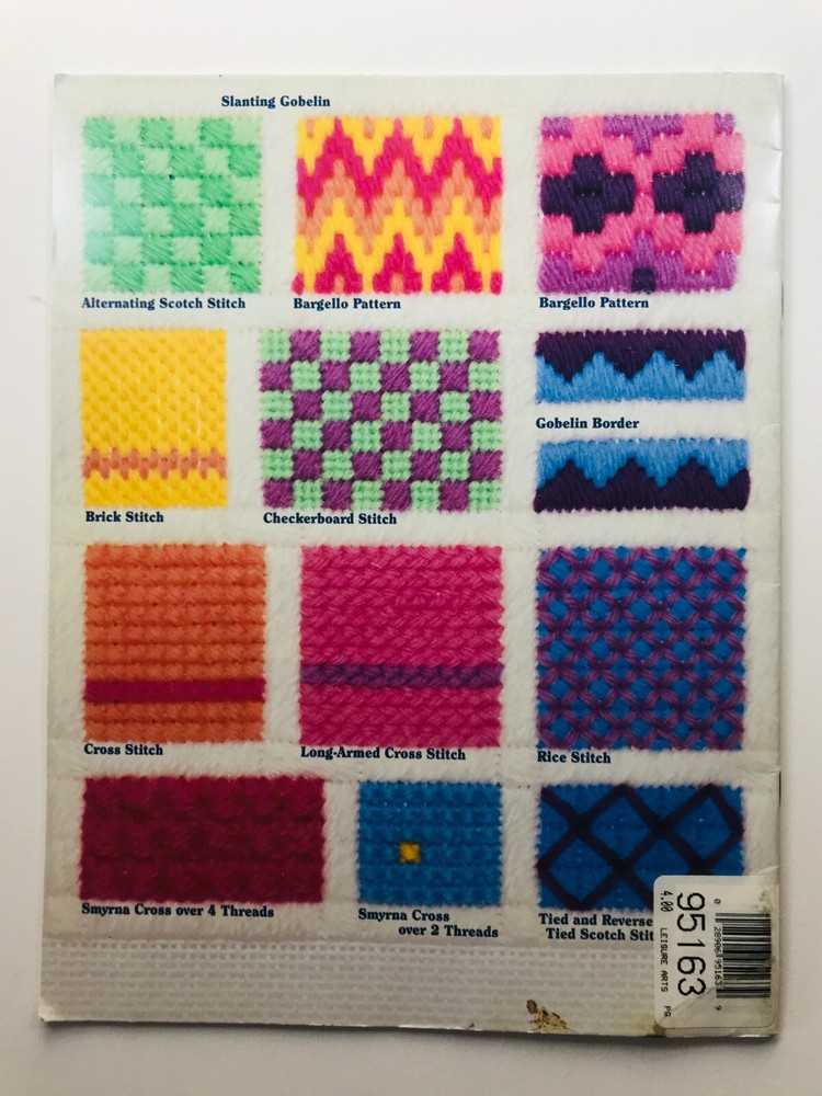 American School of Needlework FIRST STEPS IN NEEDLEPOINT Patterns VTG 5104
