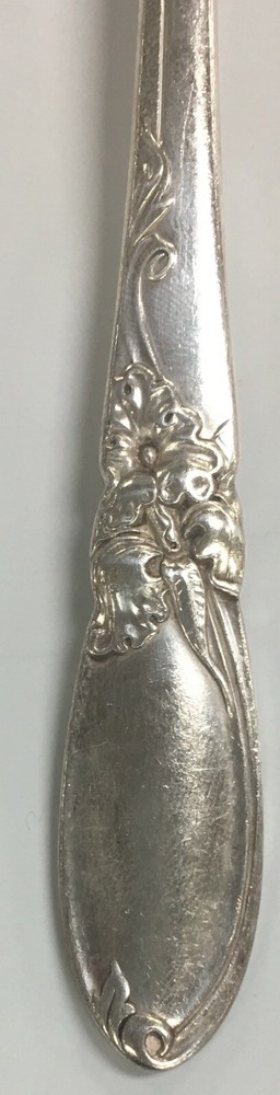 Oneida Community White Orchid Silver-Plated Dinner Fork 7 11/16"