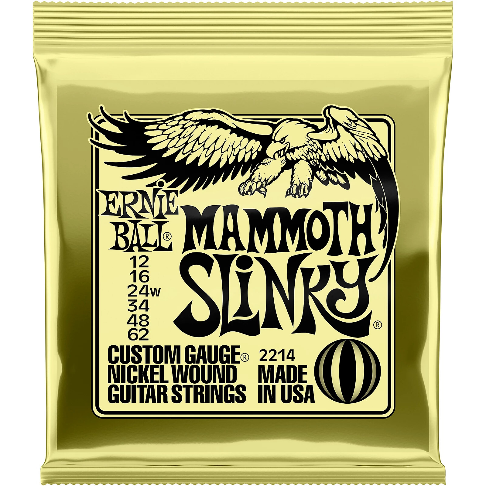 ** 3 SETS! ERNIE BALL MAMMOTH SLINKY ELECTRIC GUITAR STRINGS 2214 **