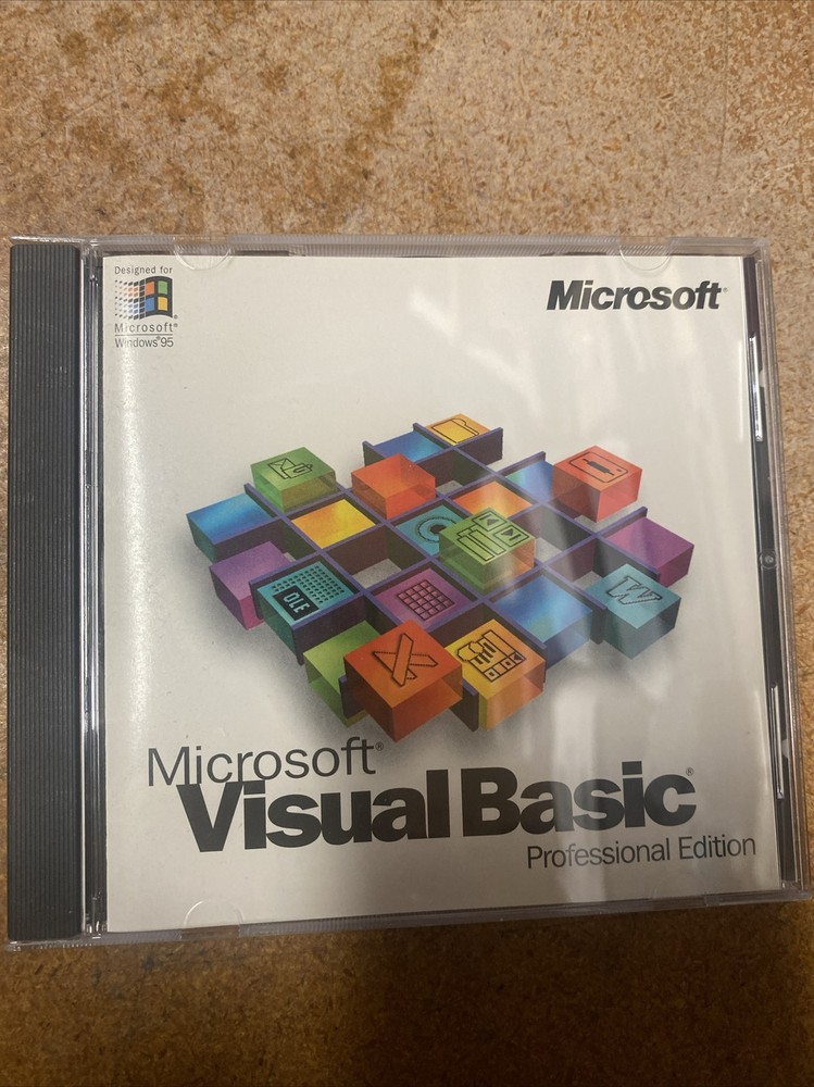 Microsoft Visual Basic Professional Edition 4.0 with CD Key Win 95