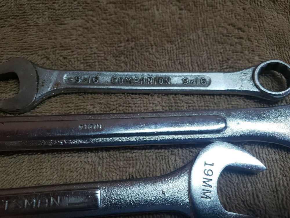 14 Craftsman-Proto,Snap-on & Misc Wrenches Different sizes opened end & combina