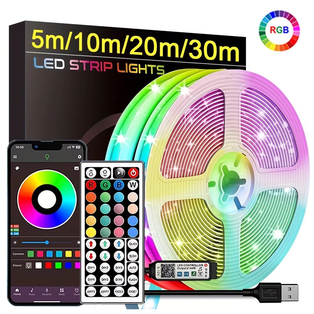 LED Strip Lights, Smart Light with App Remote Control, RGB LED Lights
