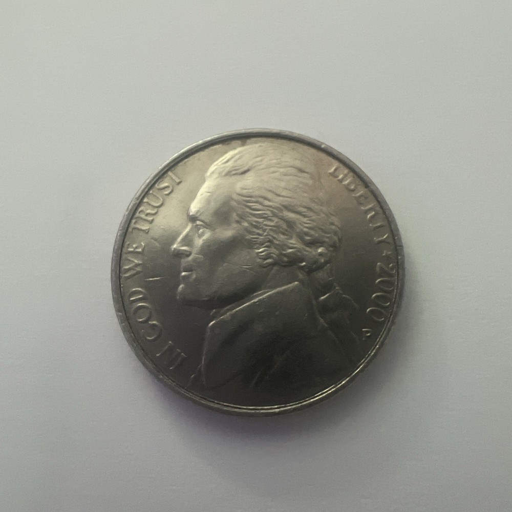 2 Sided Double Headed Nickel Front &Back both Heads 2 Different Years 2000/1982