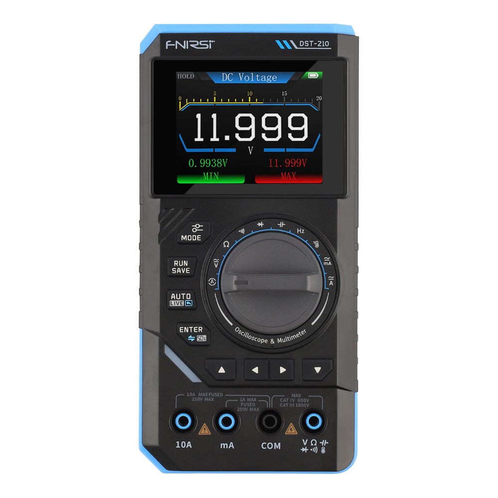 FNIRSI DST210 Digital Oscilloscope Multimeter Function Signal Generator 3 In 1