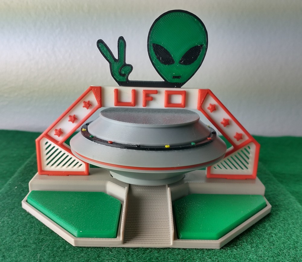 UFO Model Ride - N Scale - Motorized