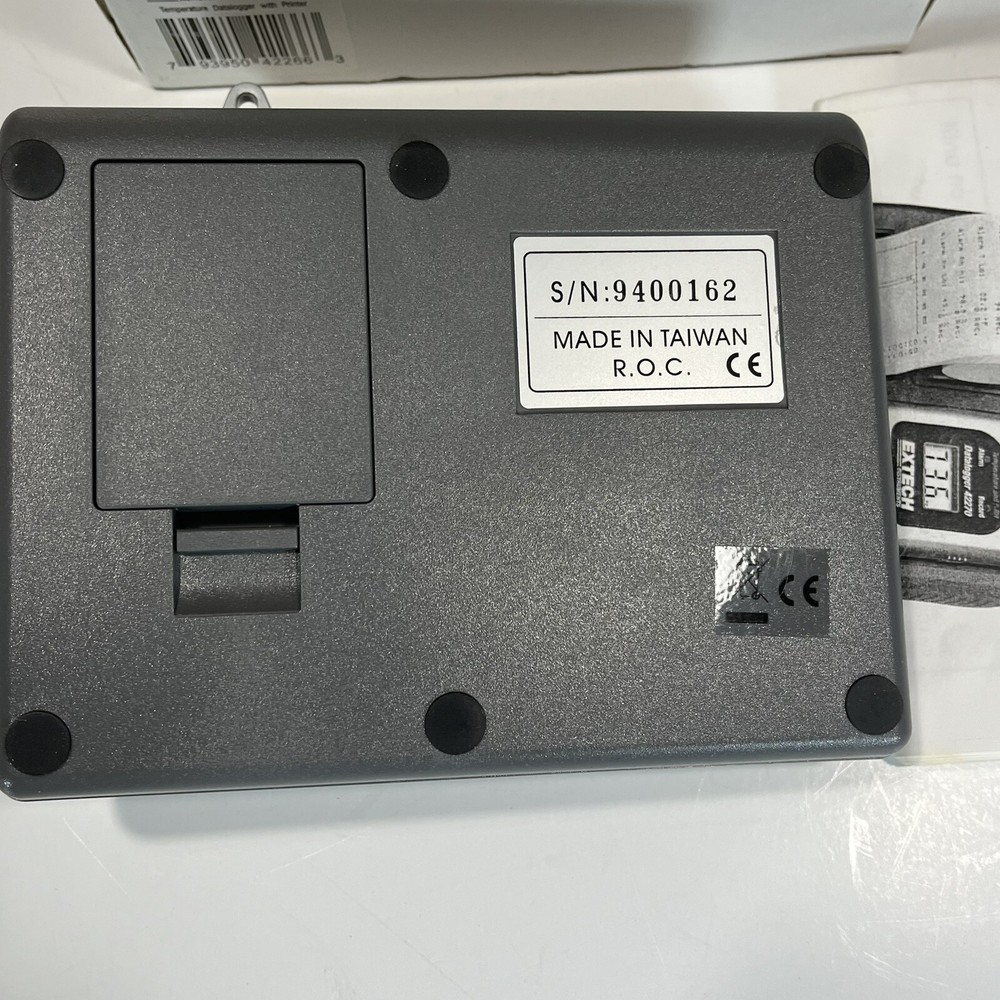 Extech 42270 Temperature & Humidity Datalogger W/Printer- Tested/Works