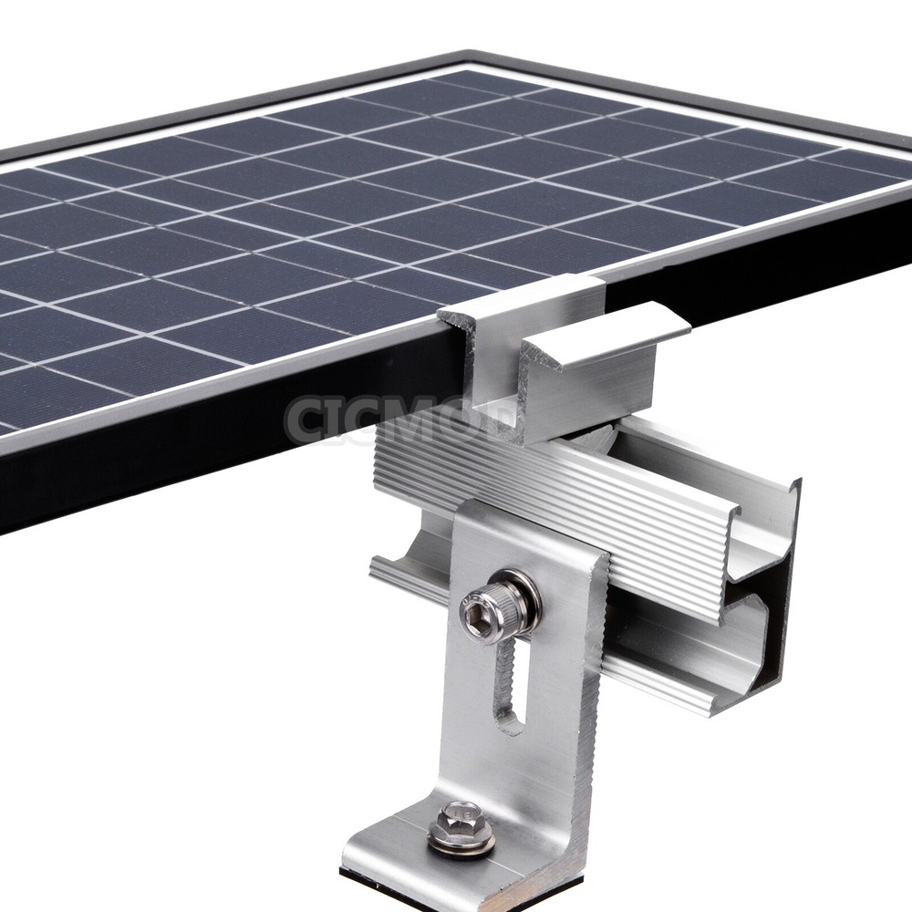 For 1-4X Solar Panel Mounting Brackets Roof Mount Kit Universal Rails Kit System