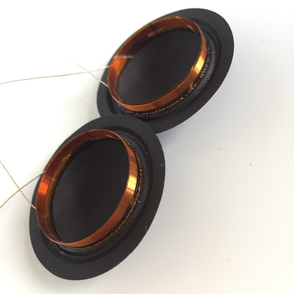 2 Replacement Silk Dome Diaphragms For ALPINE DDT-S30 Balanced Car Tweeter 4Ω