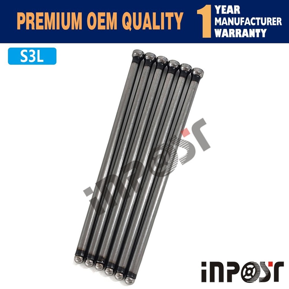 6pc Push rods For Mitsubishi S3L S3L-2 Engine