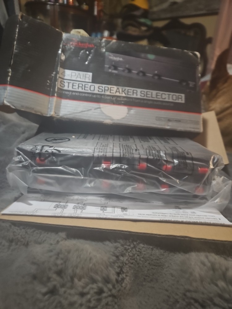 4 Pair Stereo Speaker selector