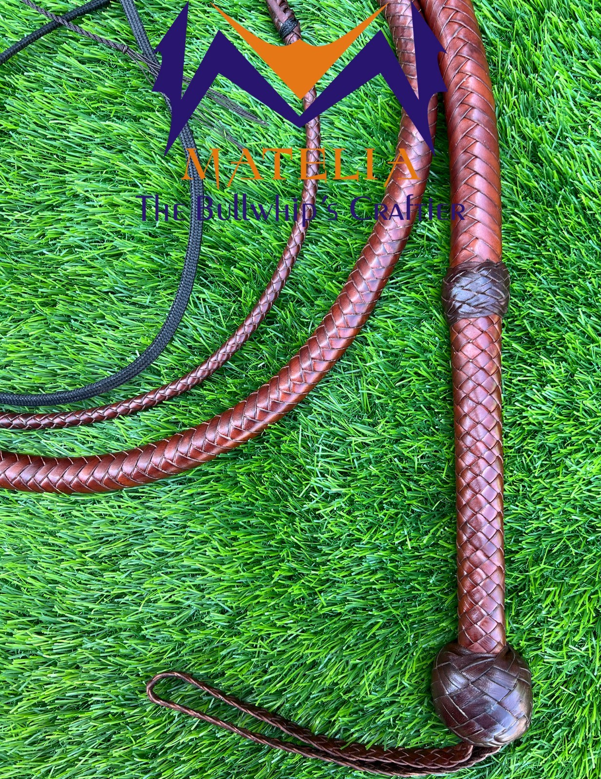 Kangaroo Hide Leather Bullwhip: Indiana Jones Kingdom of the Crystal Skull Style