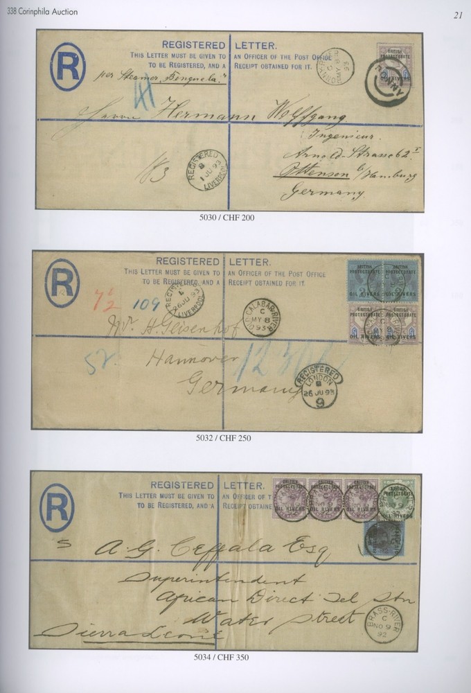 Nigeria Cameroon Sudan Specialized Auction Catalog Corinphila 2024