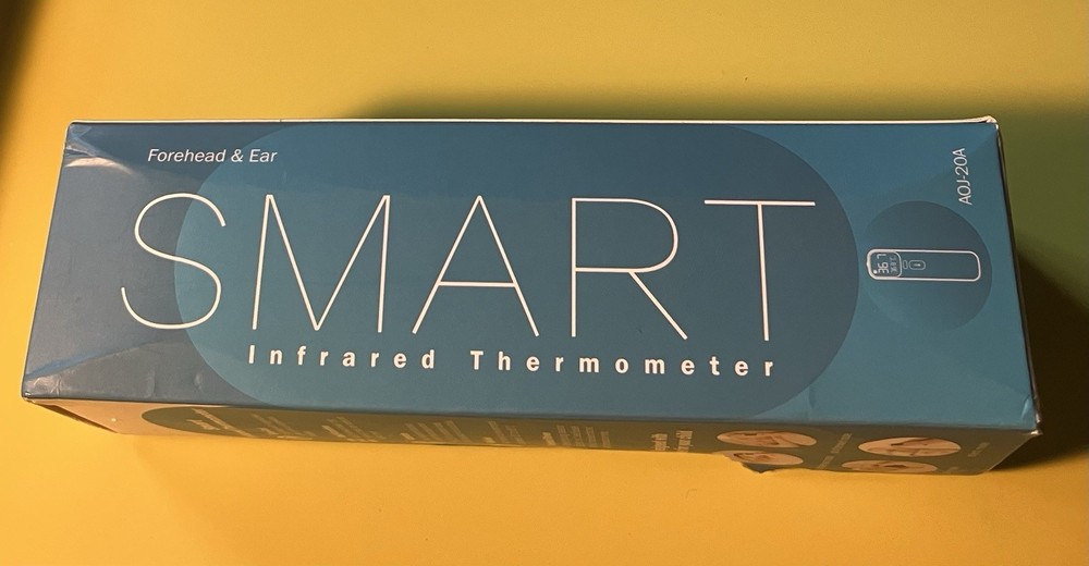 Forehead & Ear Smart Infrared Thermometer, RoHS certified