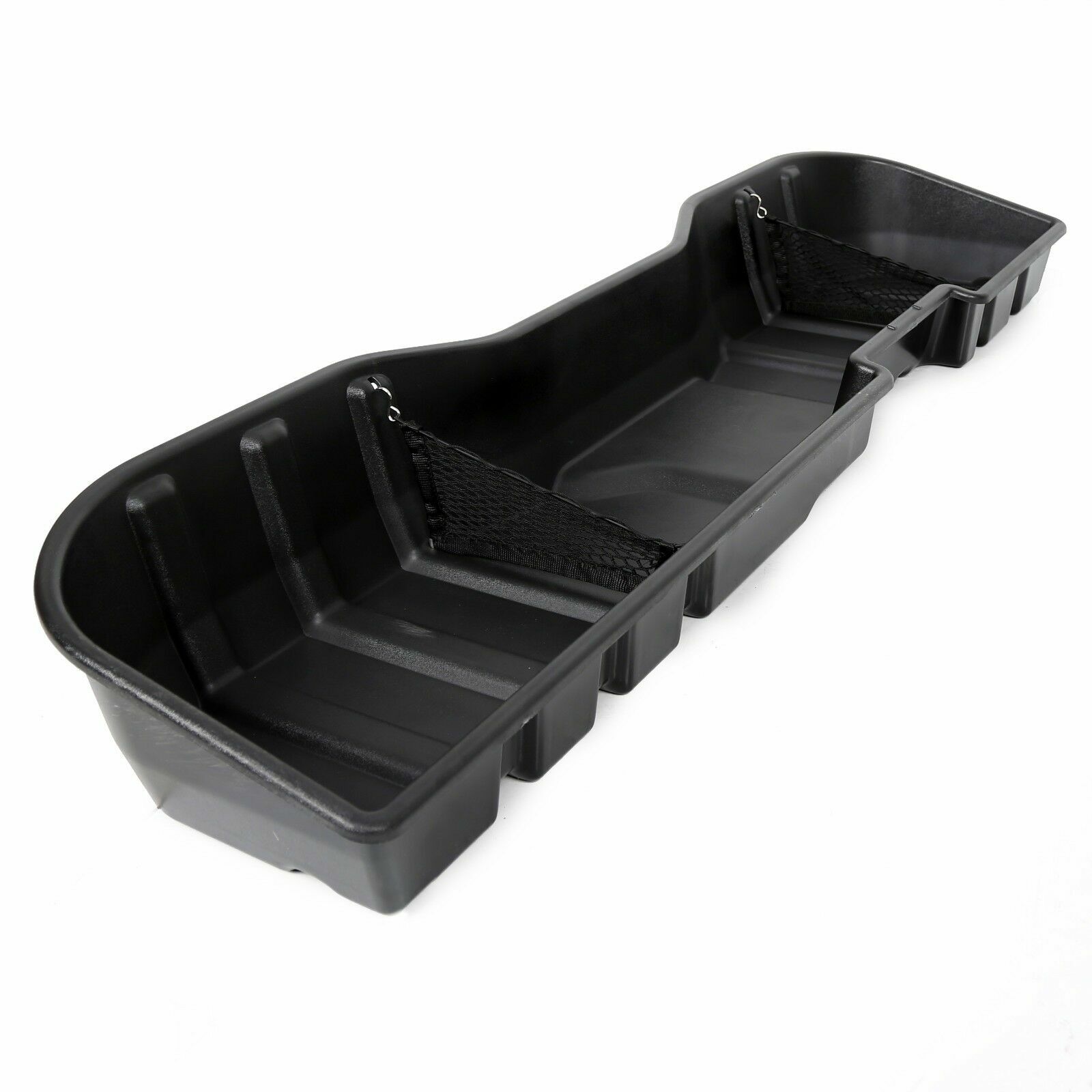 Black Underseat Storage Box for 07-18 Chevy Silverado 07-19 GMC Sierra CREW CAB