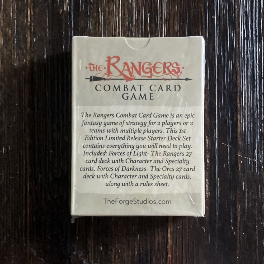 The Forge Studios The Rangers Combat Card Game 1st Edition Starter Deck Set