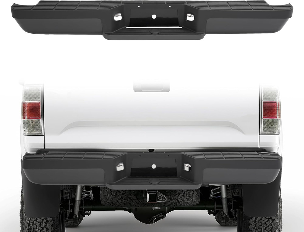 Rear Step Bumper Compatible with 1993-2011 Ford Ranger Fleetside/Styleside Super