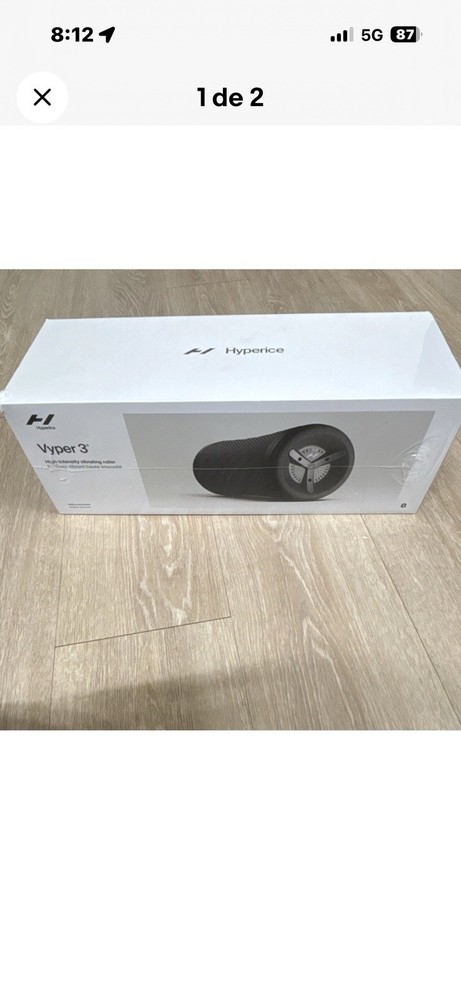 Hyperice Vyper 3 High-Intensity Vibrating Roller Foam Roller Black