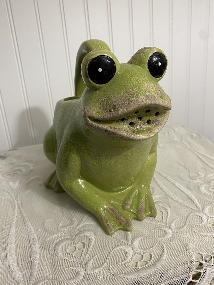 Frog Pitcher Made In Pottery
