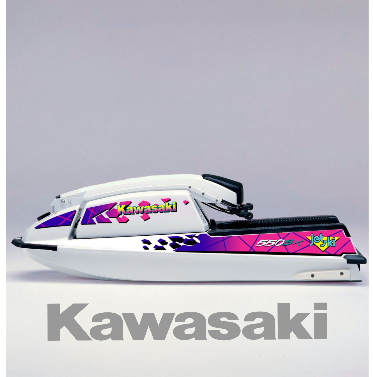 Kawasaki jet ski 550sx 1994 decal graphics sticker full kit 550 sx